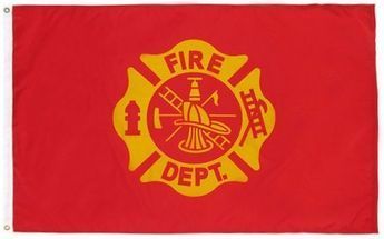 Flag-Fire Department 3'x5'